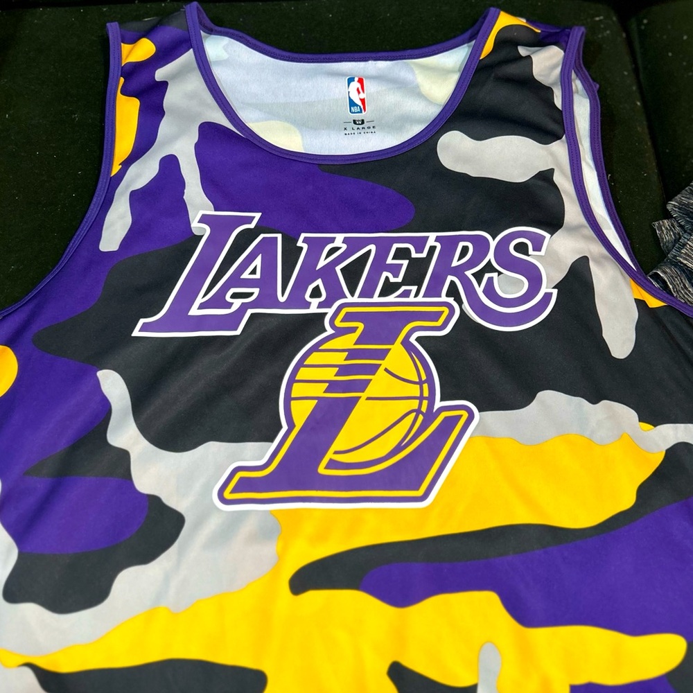 Lakers Jersey with Camo colors